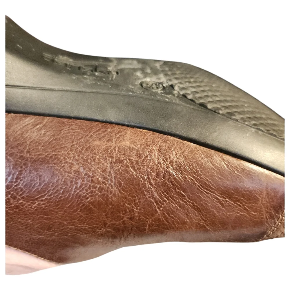Dansko Brown Franny leather loafers.‎ Size 39 8.5 9 Slip On Comfort Office